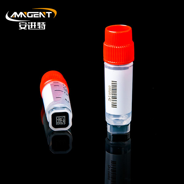 Vial Kriogenik 2D 2.0ml Pemesek Merah