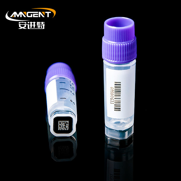 Vial Kriogenik 2D 2.0ml Pemesek Ungu